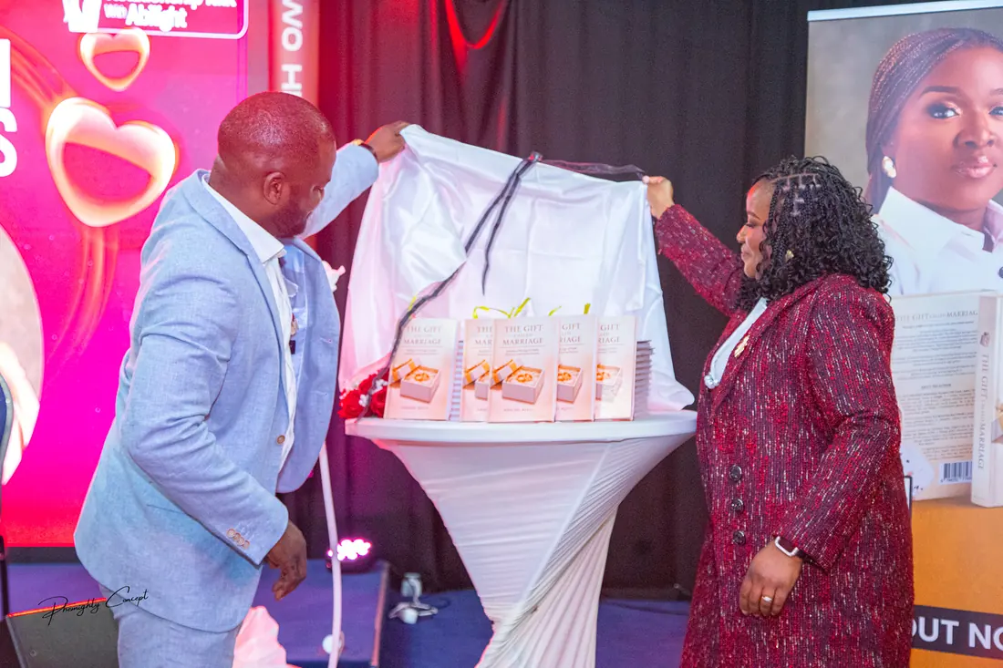 Unveiling the new book on stage