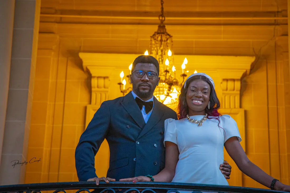 The town hall wedding, Civil ceremony